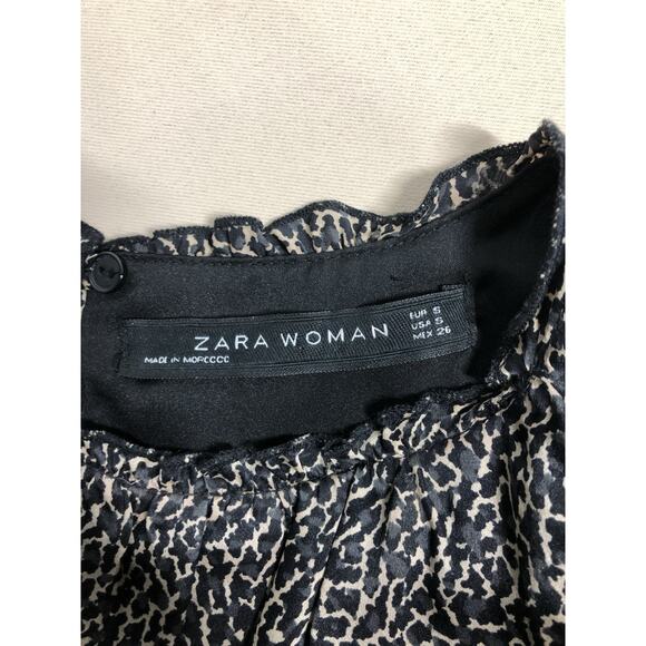 Zara Woman Dress SM Sheath Sleeveless Animal Print Mob Wife - Picture 7 of 9